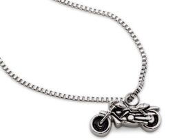 Stainless Steel - Motor Bike Pendant - Model #075