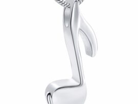 Stainless Steel - Musical Note Pendant - Model #073