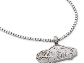 Stainless Steel - Nascar Pendant - Model #071