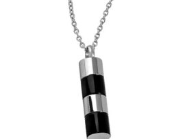Stainless Steel - Cylinder II Pendant - Model #055