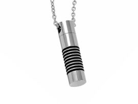 Stainless Steel - Trim-Cylinder II Pendant - Model #054
