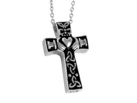 Stainless Steel - Claddagh Pendant - Model #030